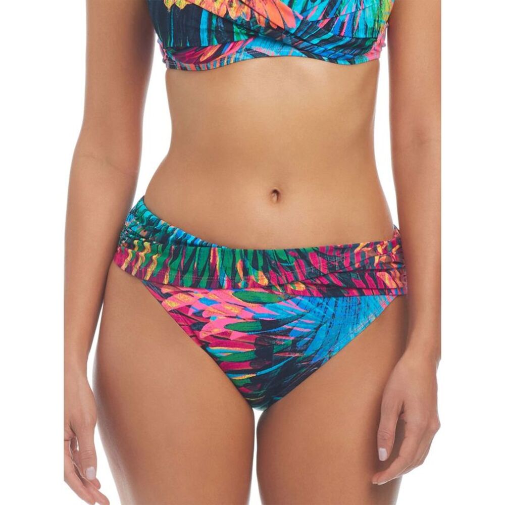 Bleu by Rod Beattie Womens Sarong Hipster Bottom 10 Multi - NWT $59